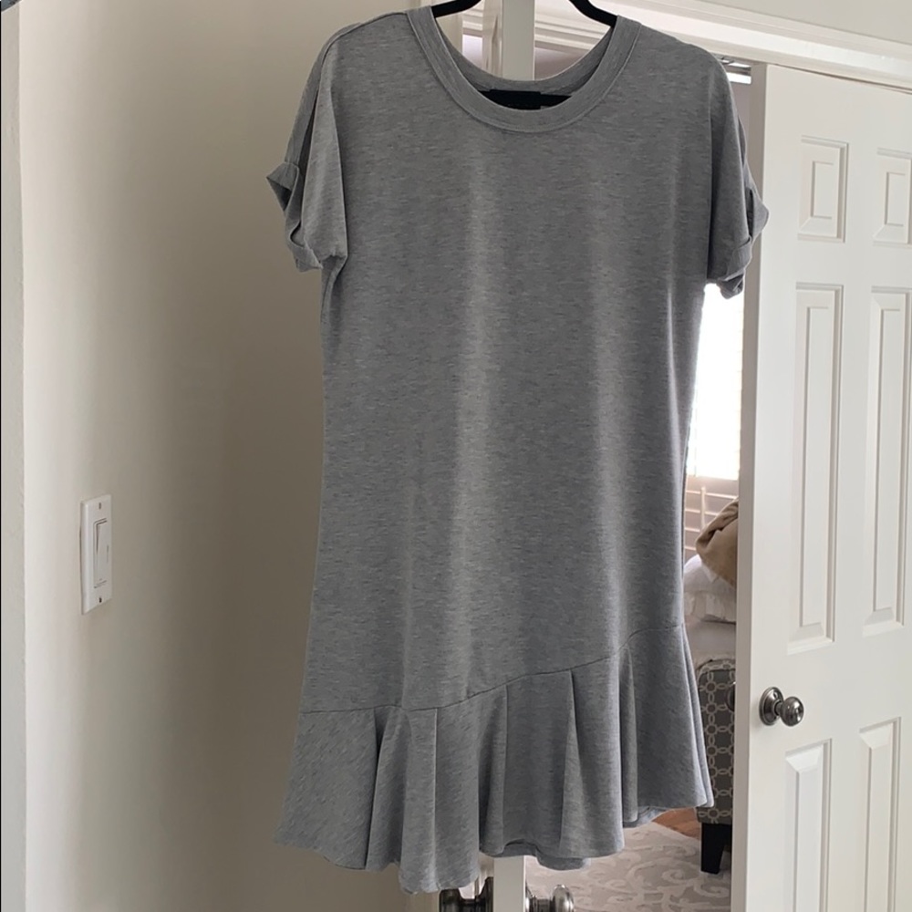 NWOT Sam Edelman Grey T-shirt Dress Size Small